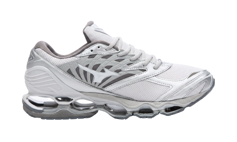 Mizuno Wave Prophecy LS Light Grey Silver White