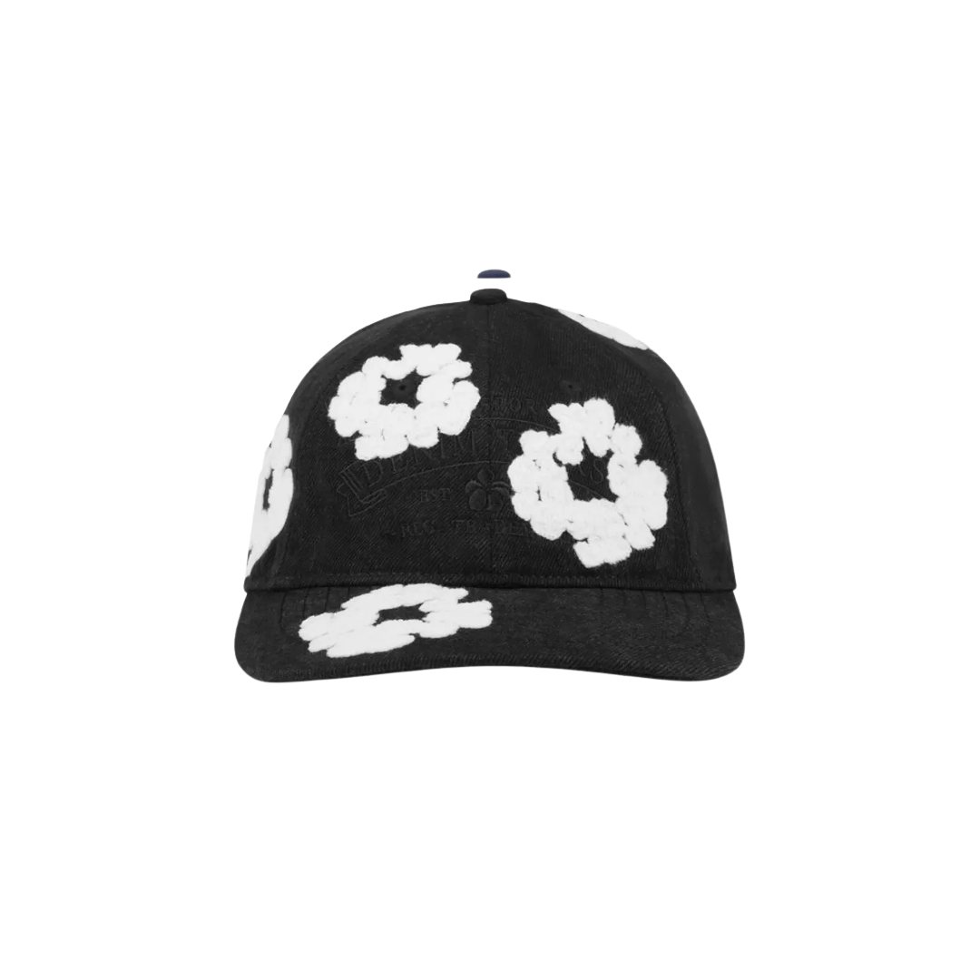 Denim Tears Denim Cotton Wreath Cap Black