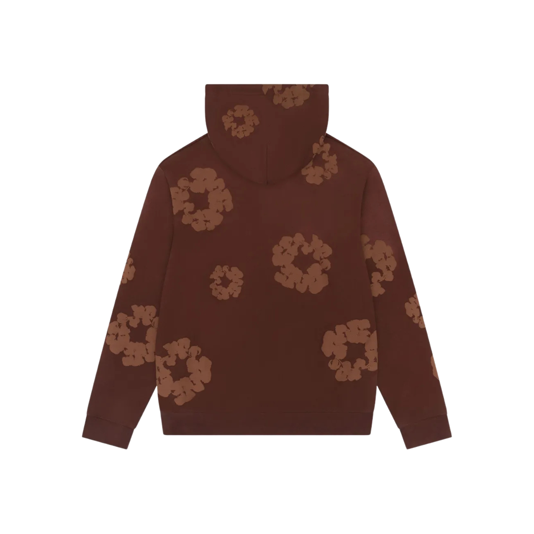 Denim Tears Mono Cotton Wreath Hoodie Brown