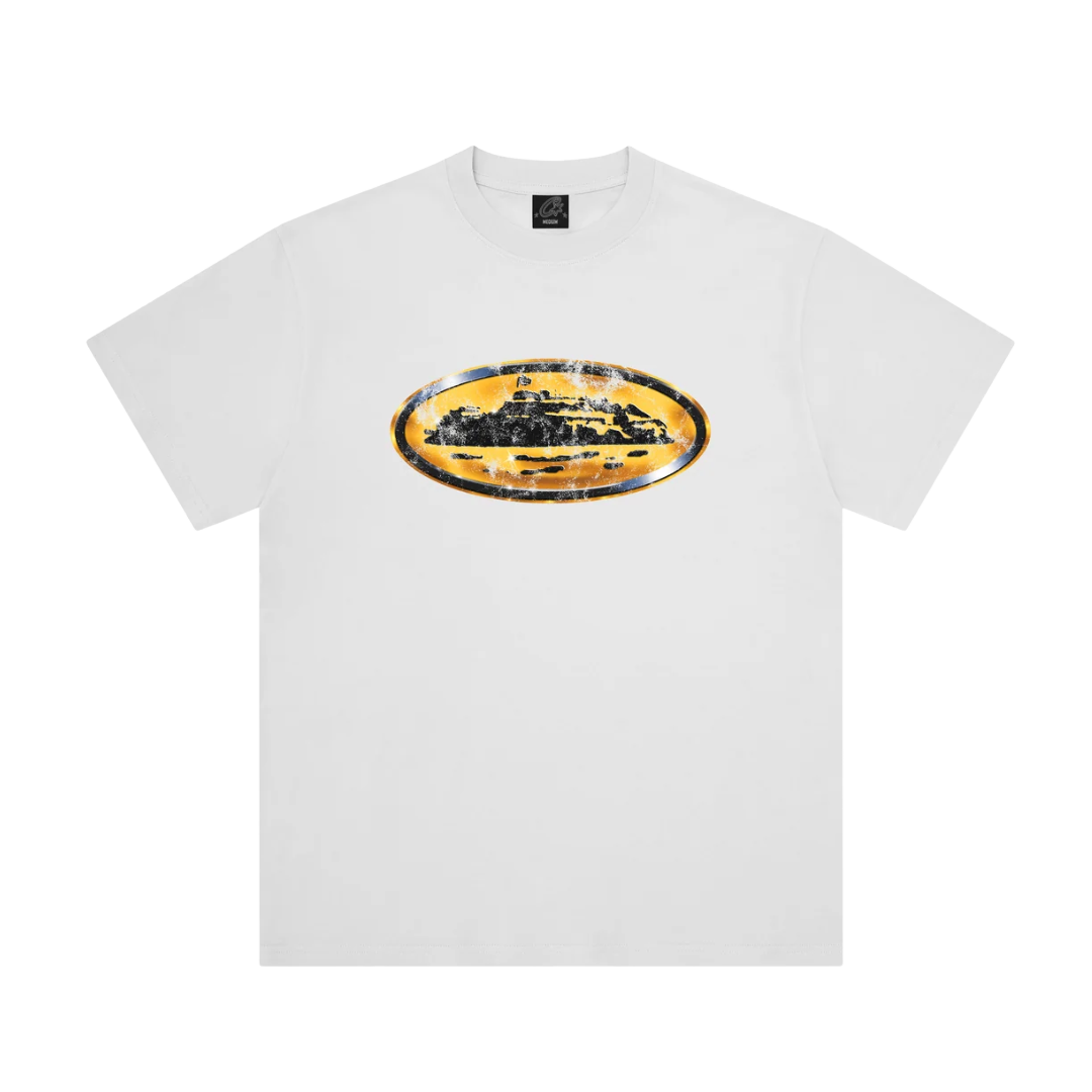 Corteiz Corroded Island Tee White