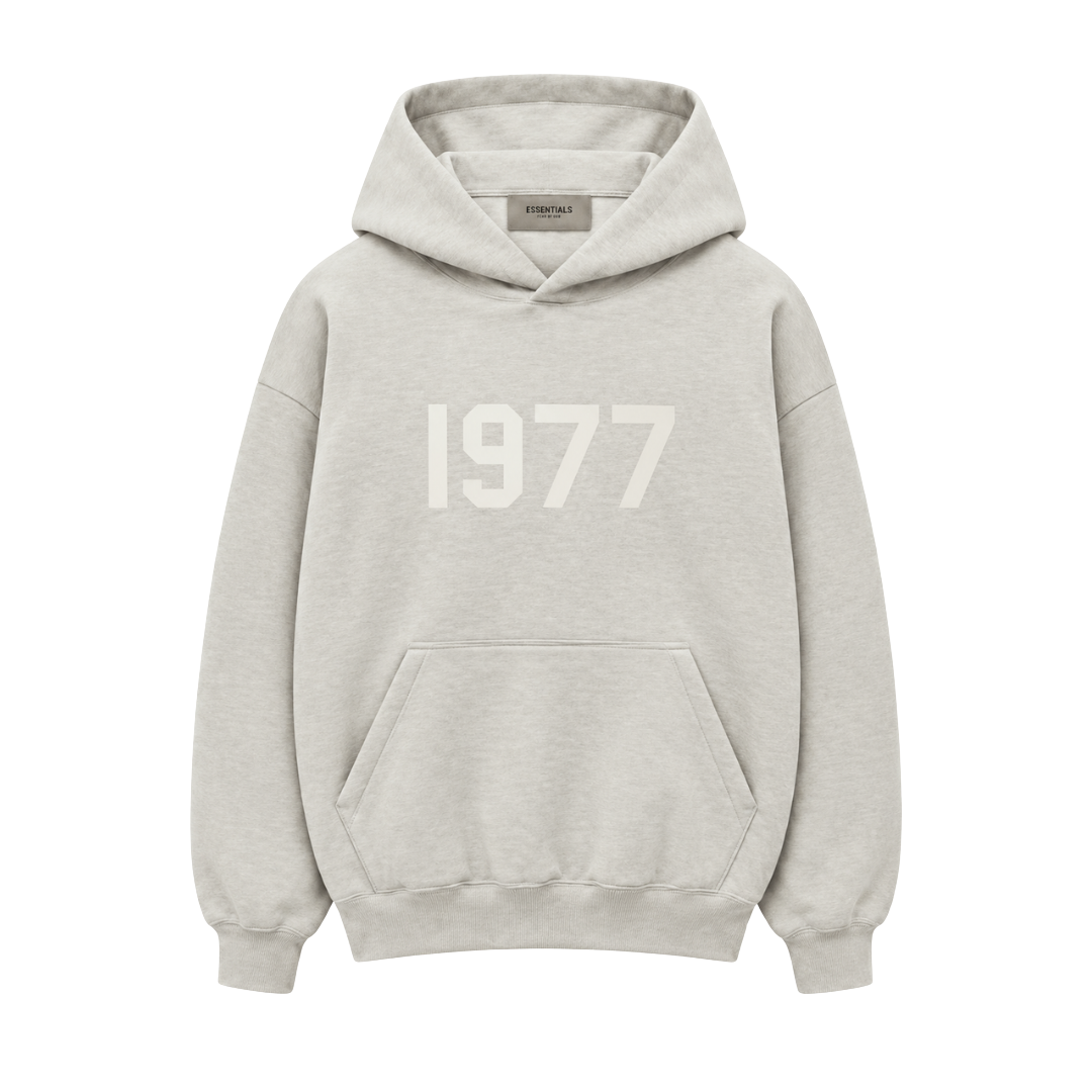 Fear of God Essentials 1977 Hoodie Light Oatmeal