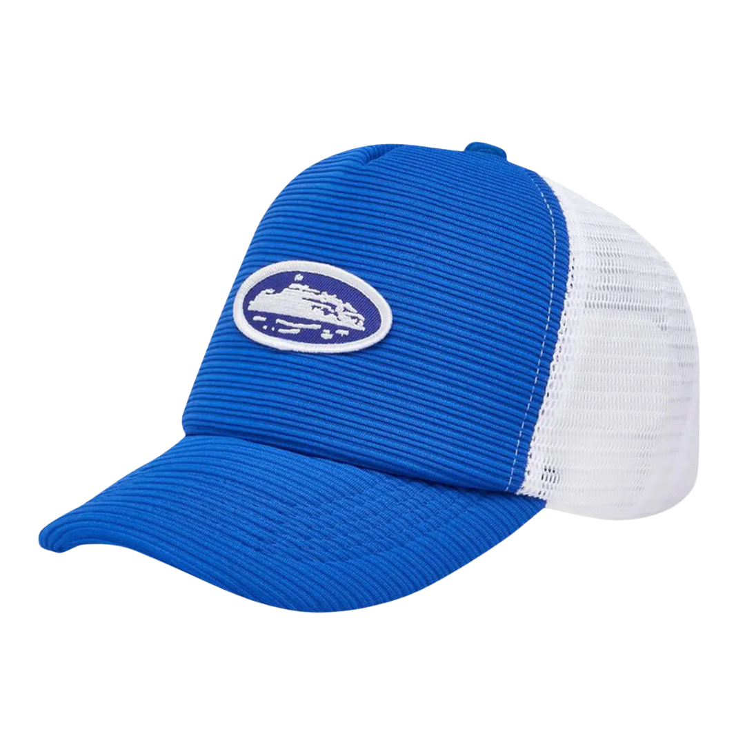 Corteiz Short Peak Trucker Royal Blue