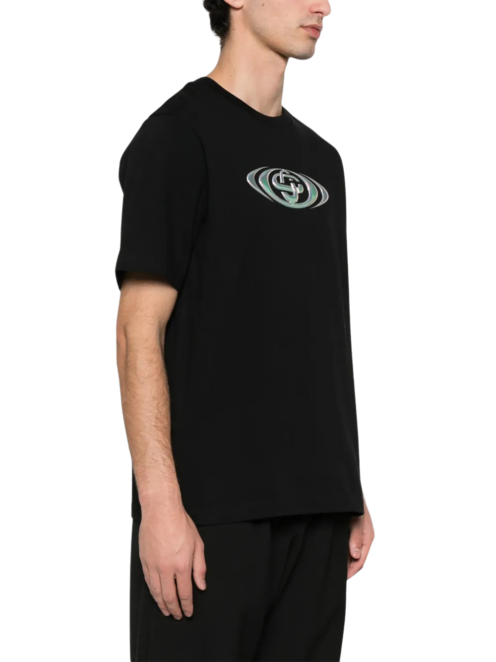 Casablanca - Warped Logo Classic T-Shirt Black