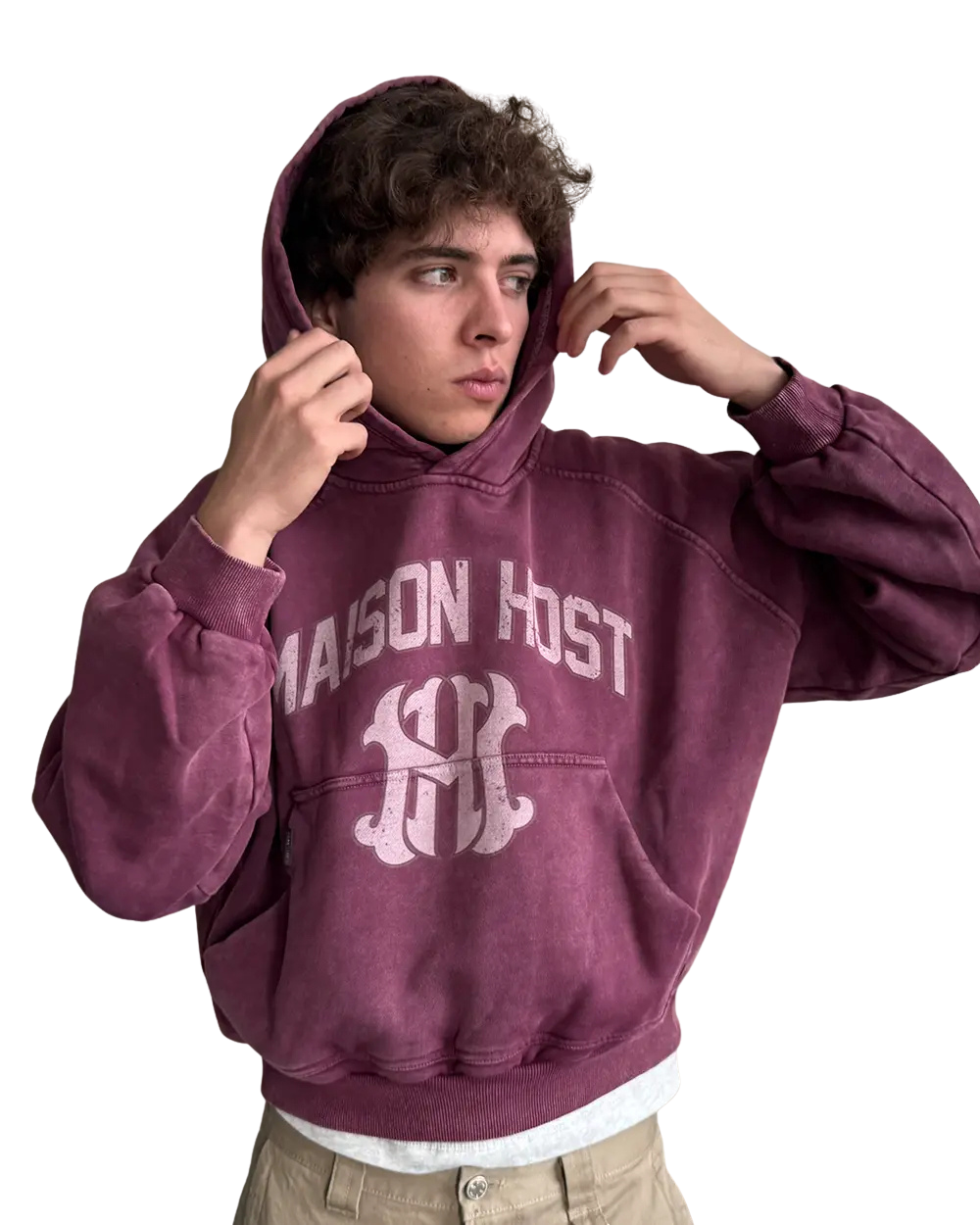 Host - Homerun Burgundy Hoodie