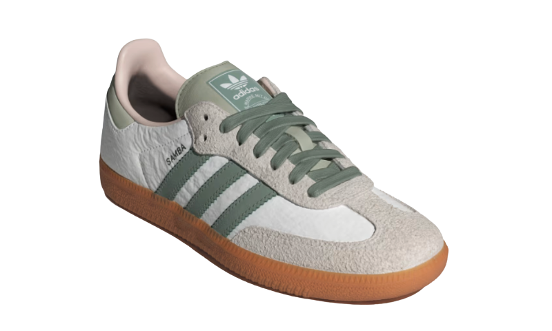 adidas Samba OG Silver Green Putty Mauve Womens