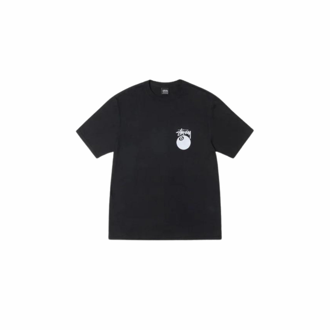 Stussy - 8 Ball Tee Pigment Dyed Black