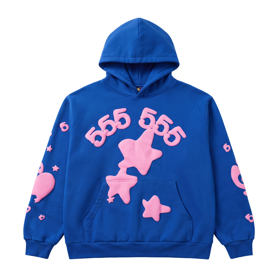 Sp5der Beluga Hoodie Blue