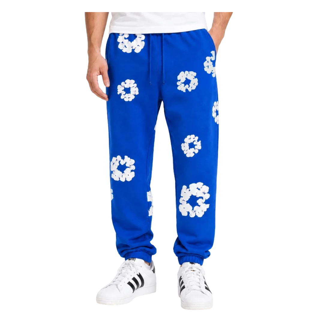 Denim Tears The Cotton Wreath Sweatpants Blue