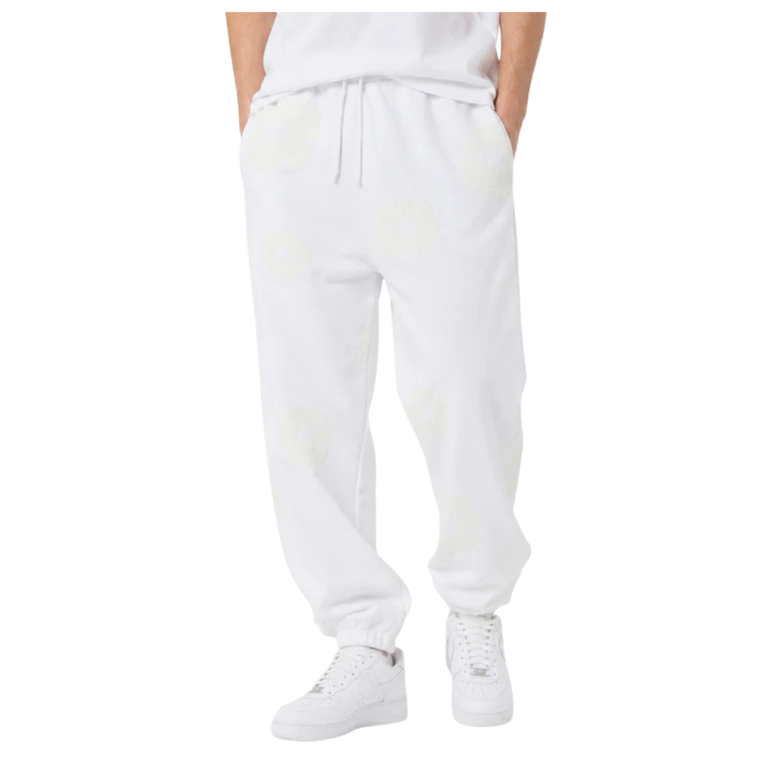 Denim Tears Mono Cotton Wreath Sweatpants White