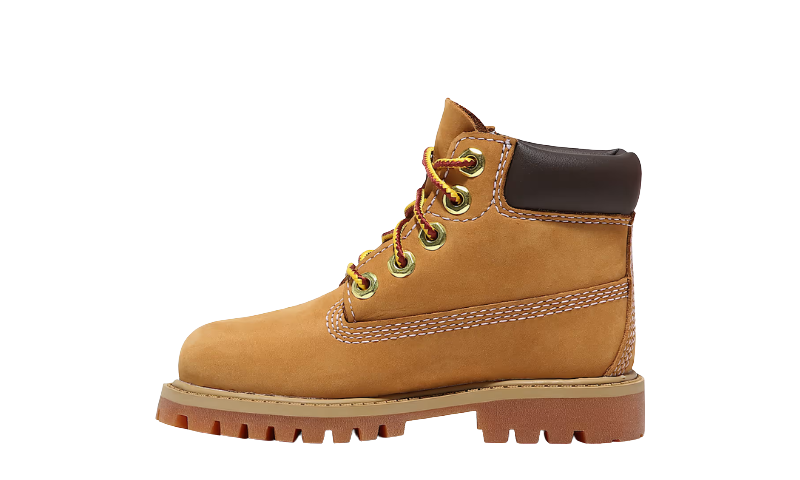 Timberland Premium 6 Inch Lace Up Waterproof Boot Wheat (Kids)