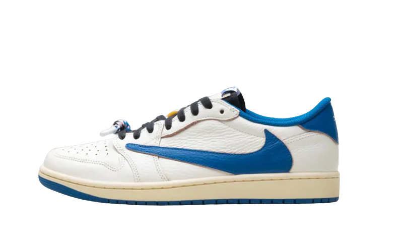 Jordan 1 Retro Low OG SP Fragment x Travis Scott Sail Military Blue