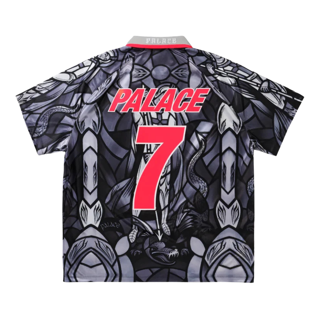 Palace x Nike England Dri-Fit Football Jersey Pewter Grey