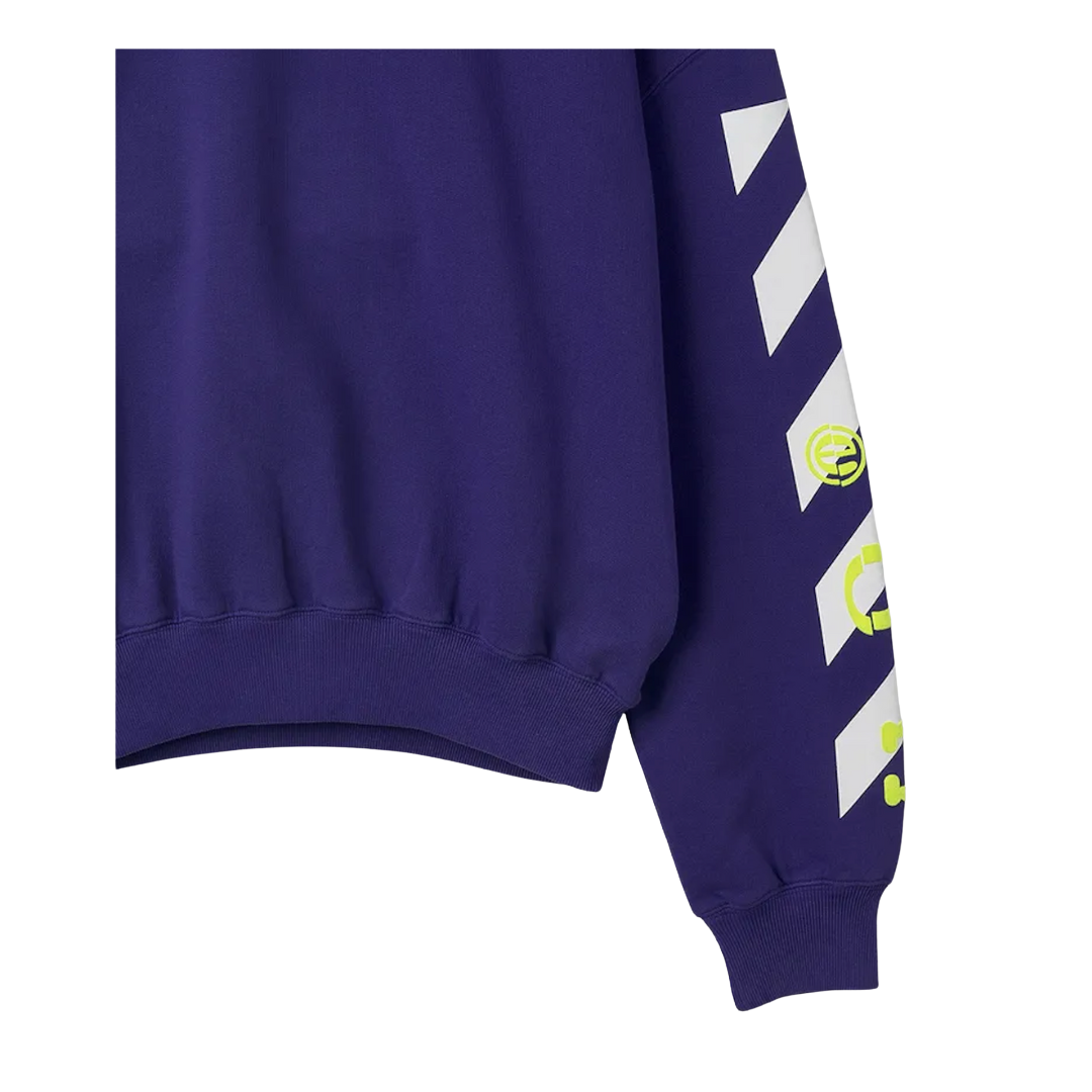 Off White - Opposite Arrows Crewneck Purple/Lime
