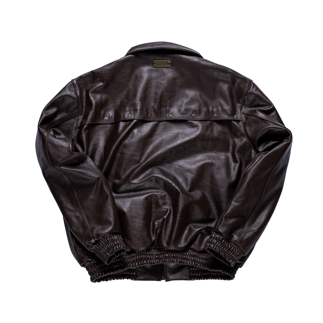 LVGN - Chocolate Leather Jacket