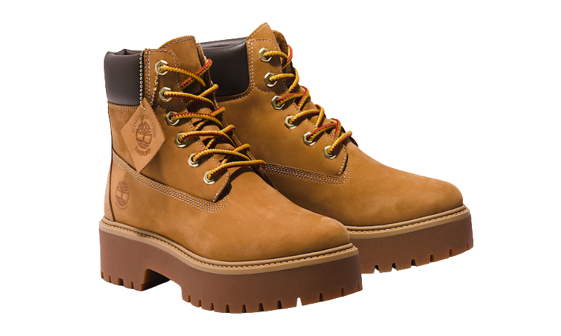 Timberland Stone Street 6 Inch Lace Waterproof Boot Wheat