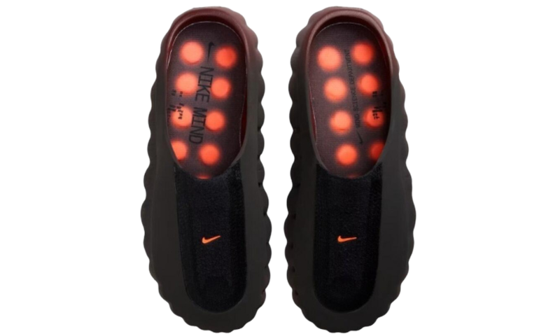 Nike Mind 001 Flyknit Slide Bronze Eclipse Total Orange