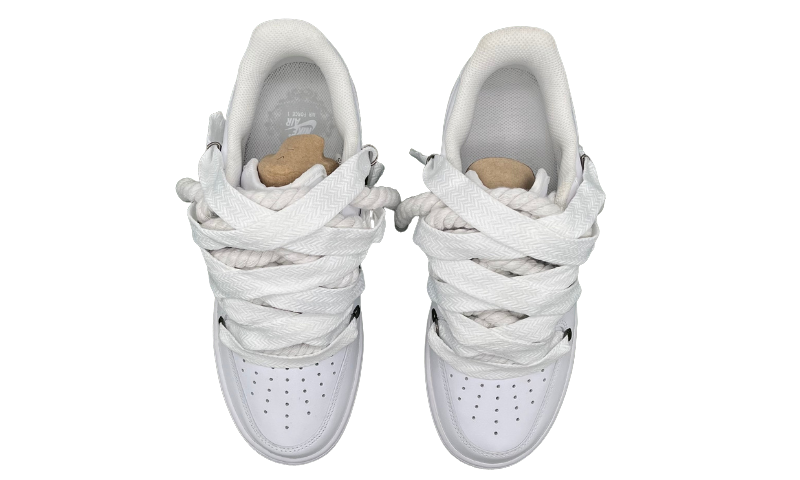 Air Force 1 Rope Laces Lanvin White