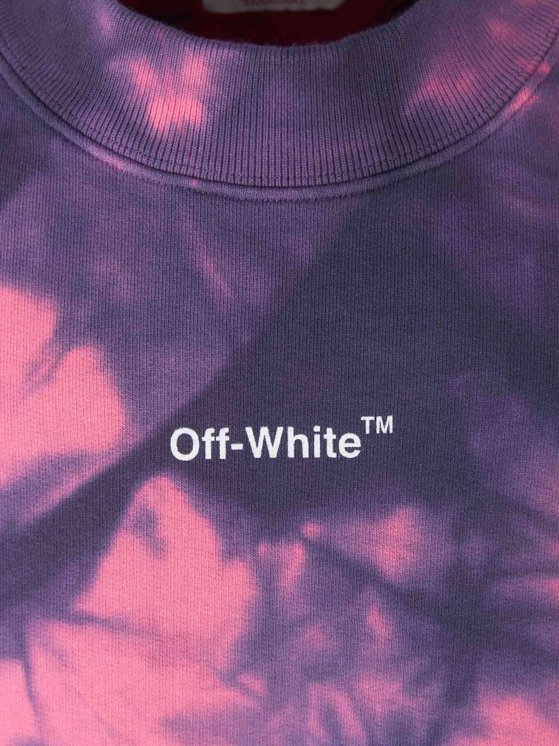 Off White - Diag Tie Dye Sweatshirt