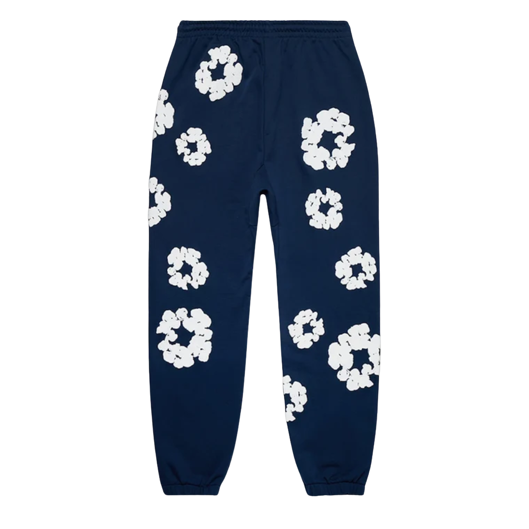 Denim Tears Cotton Wreath Sweatpants Navy