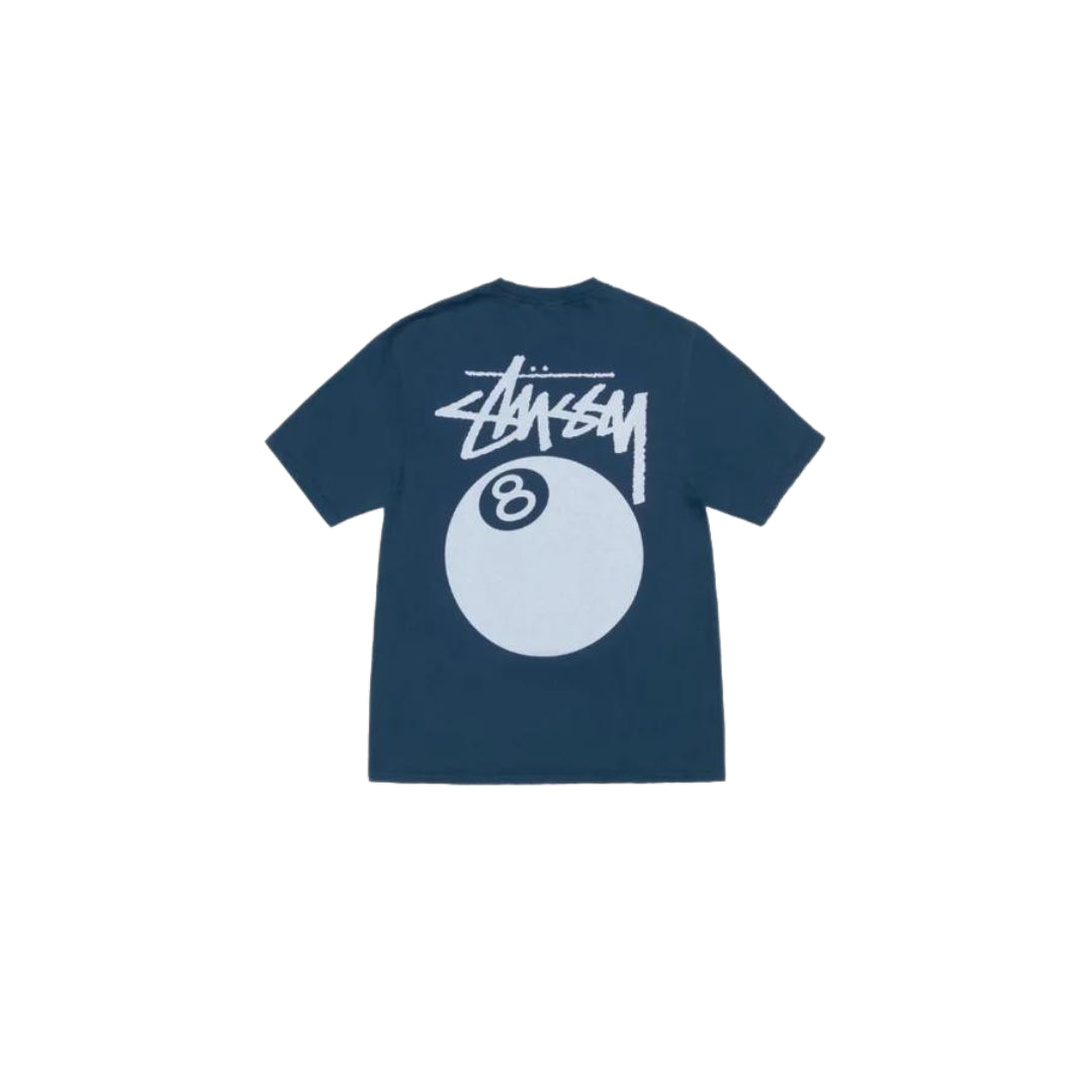 Stussy - 8 Ball Tee Pigment Dyed Navy