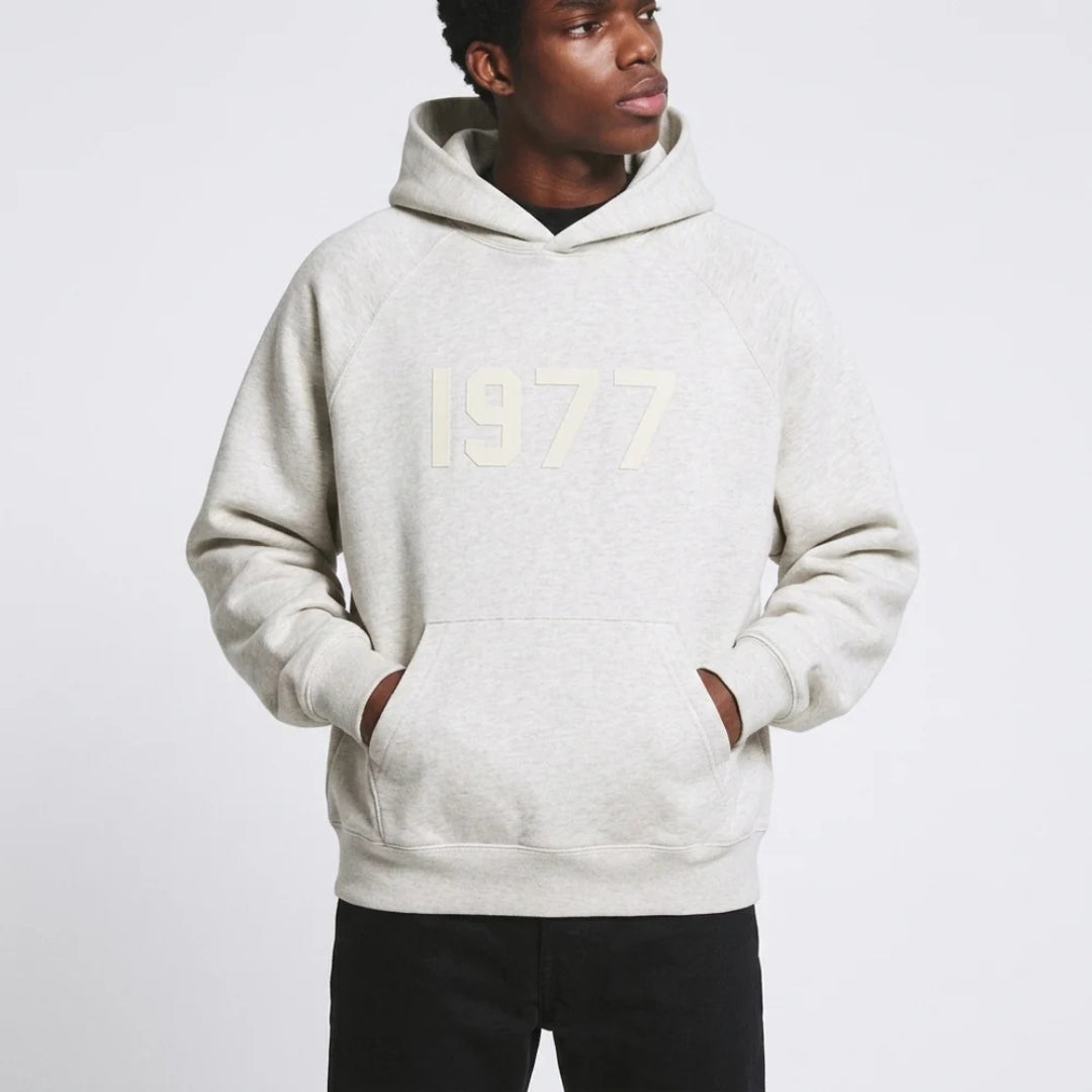 Fear of God Essentials 1977 Hoodie Light Oatmeal