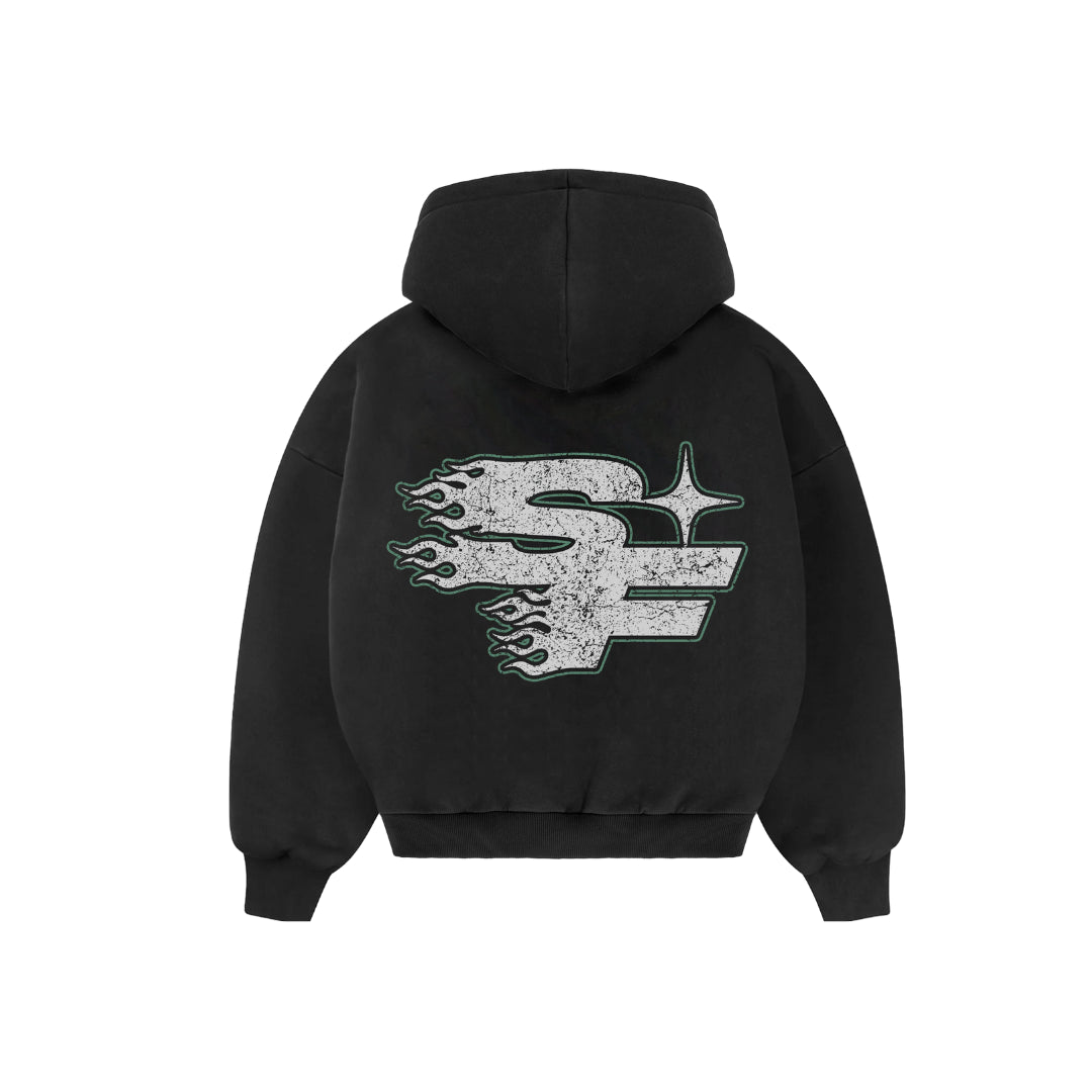 6ixt4our - SF Faded - Green Hoodie