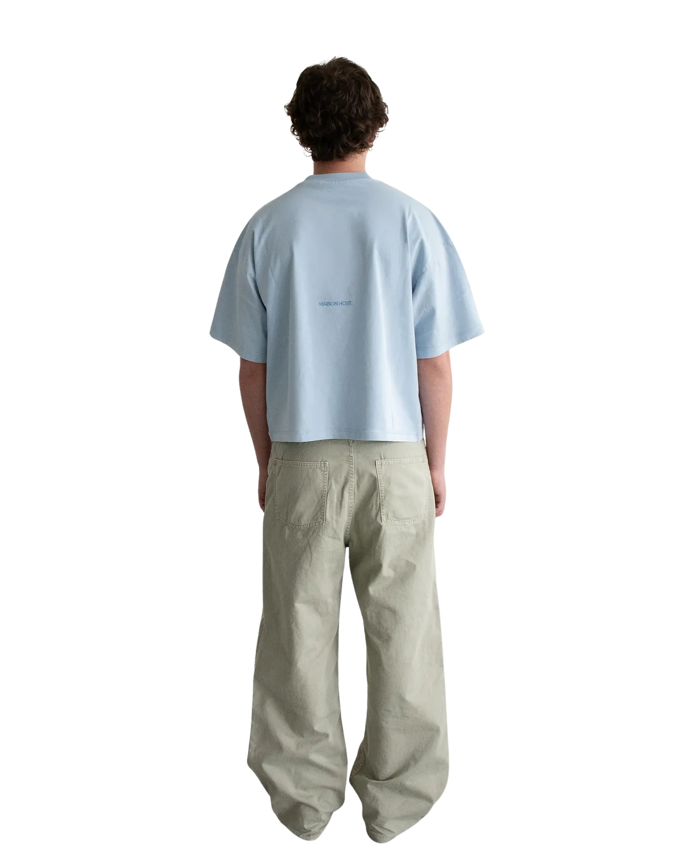 Host - Appliqué Dyed Blue Tee