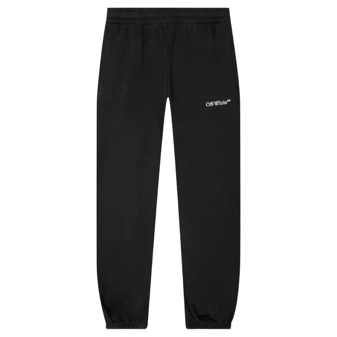 Off White Caravaggio Paint Shorten Sweatpant Black