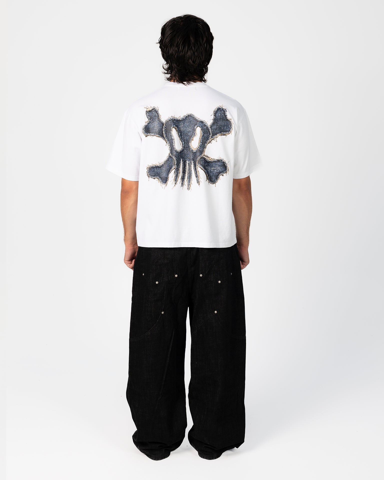 6ixt4our - Jeans Skull White