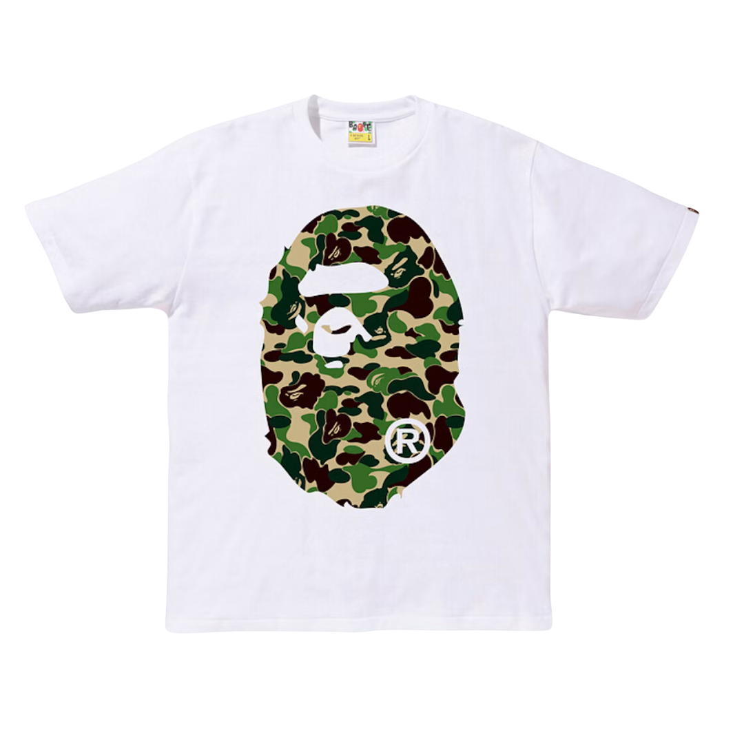 Bape Big Ape Head Shirt White/Green