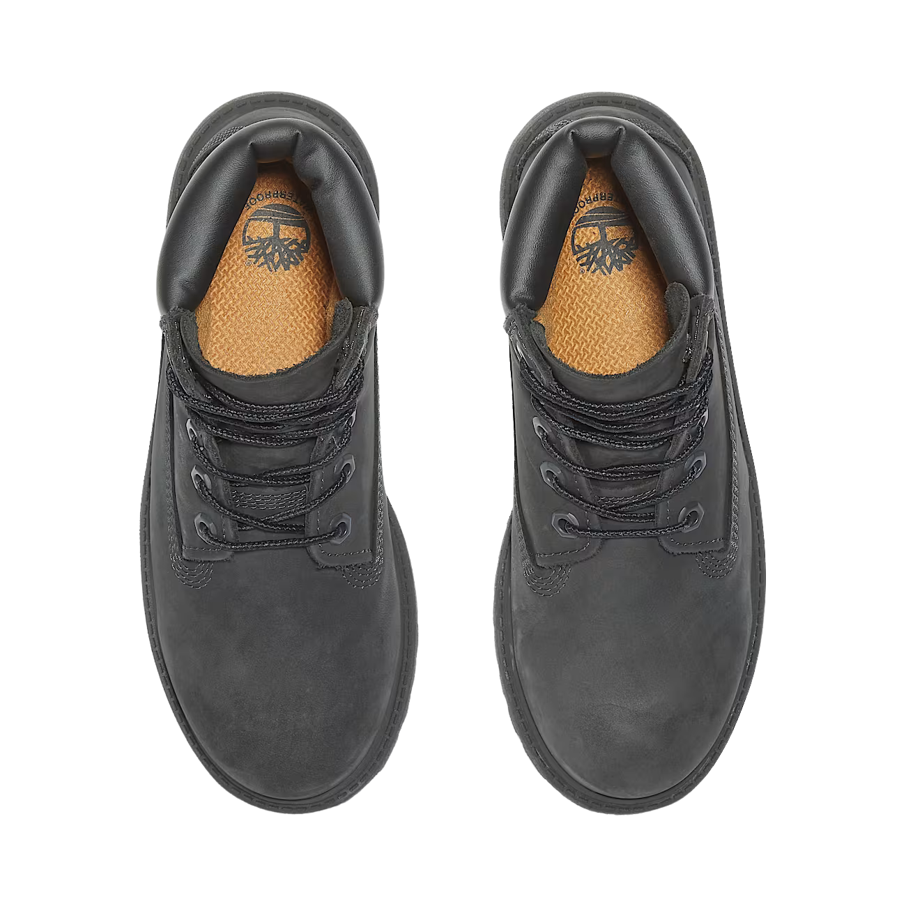 Timberland Grade School 6 Inch Lace Premium Waterproof Boot Black