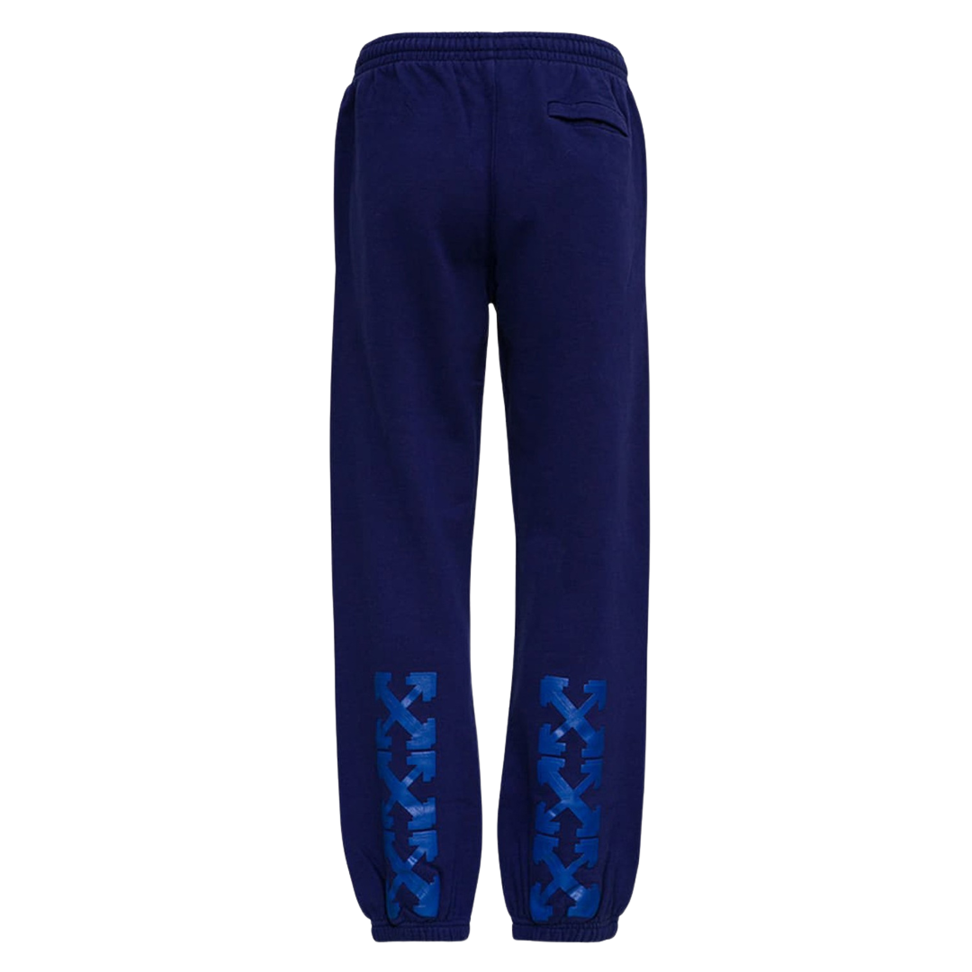 Off White Rubber Arrow Sweatpants Blue