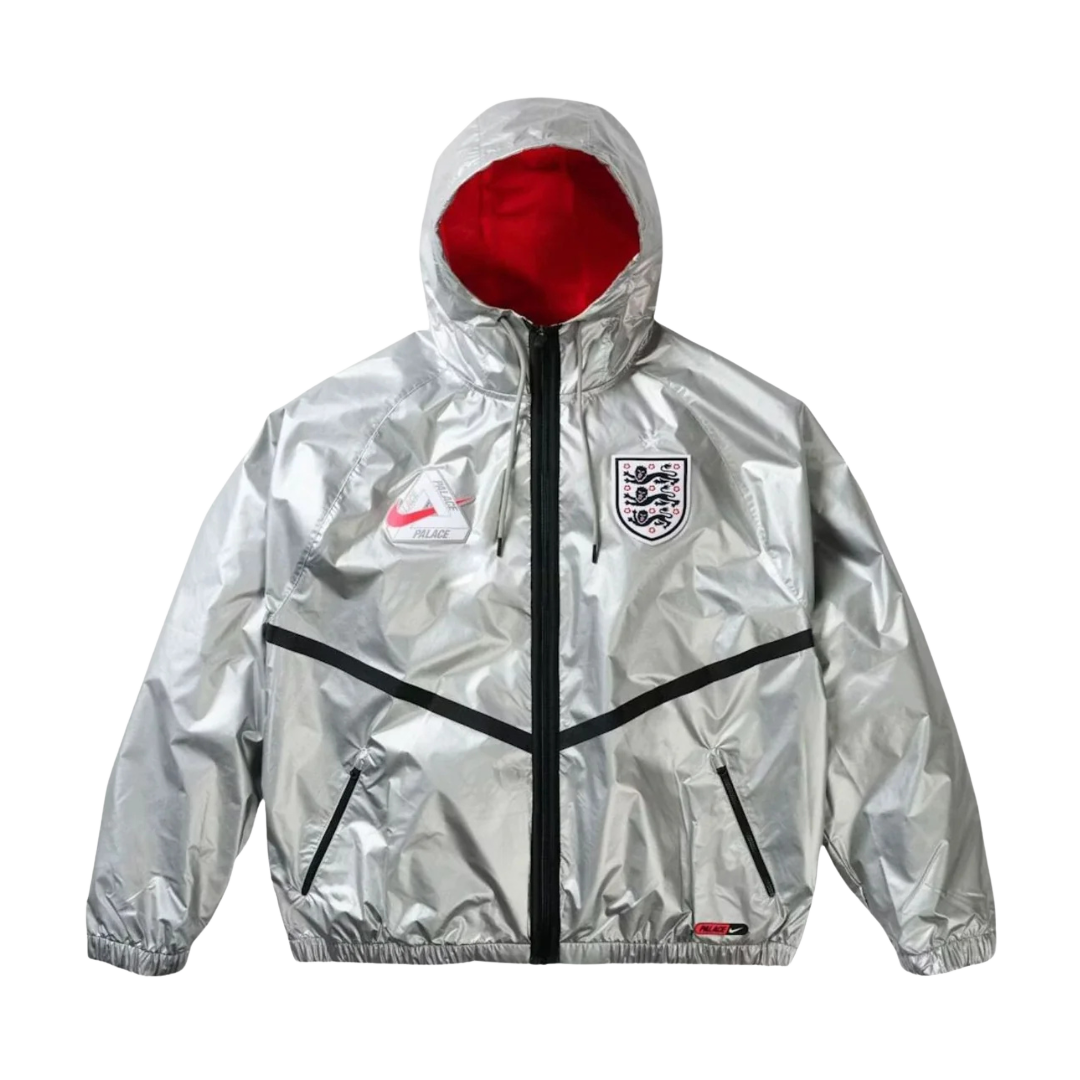 Palace x Nike England Dri-Fit Academy Anthem Jacket Pewter Grey