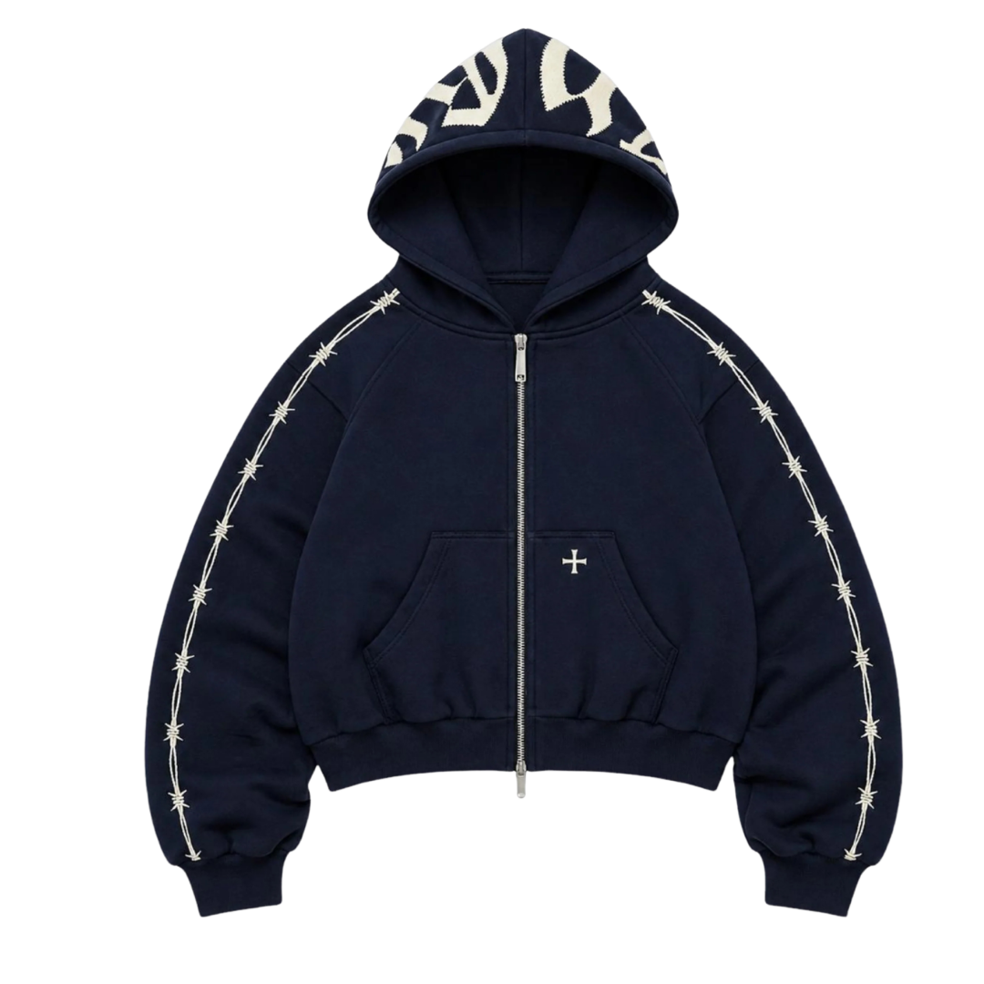 LVGN - Tape Zip Hoodie