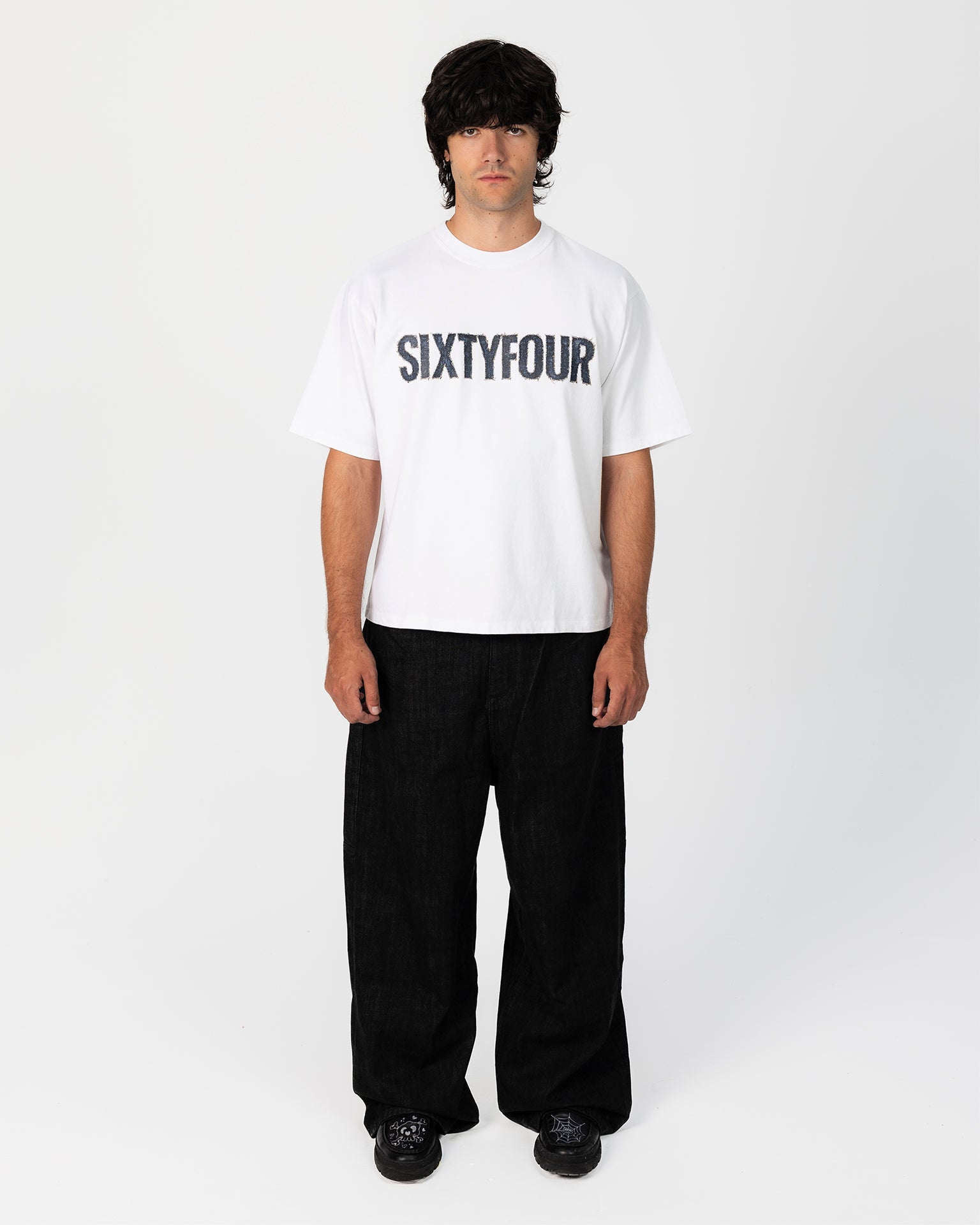 6ixt4our - Jeans Skull White