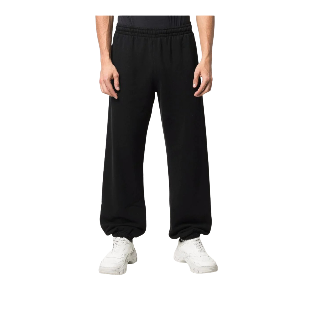 Off White Diagonal Tab Slim Sweatpants Black