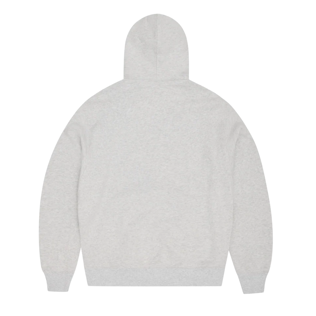 Corteiz Lion Boxy Zip Up Hoodie Light Heather