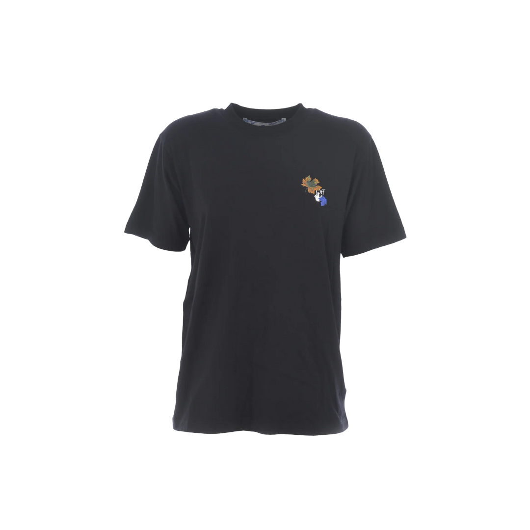 Off White - Leaves Arrow S/S T-Shirt Black