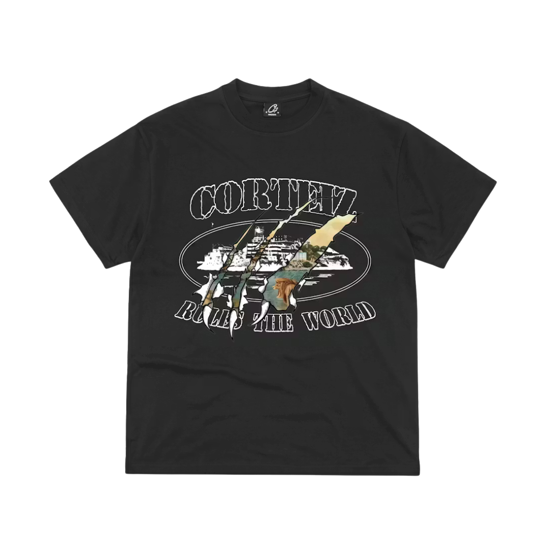 Corteiz Narnia Rip Tee Black