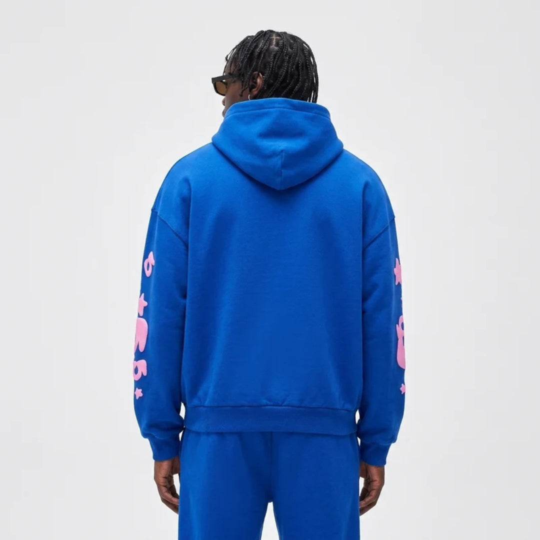 Sp5der Beluga Hoodie Blue