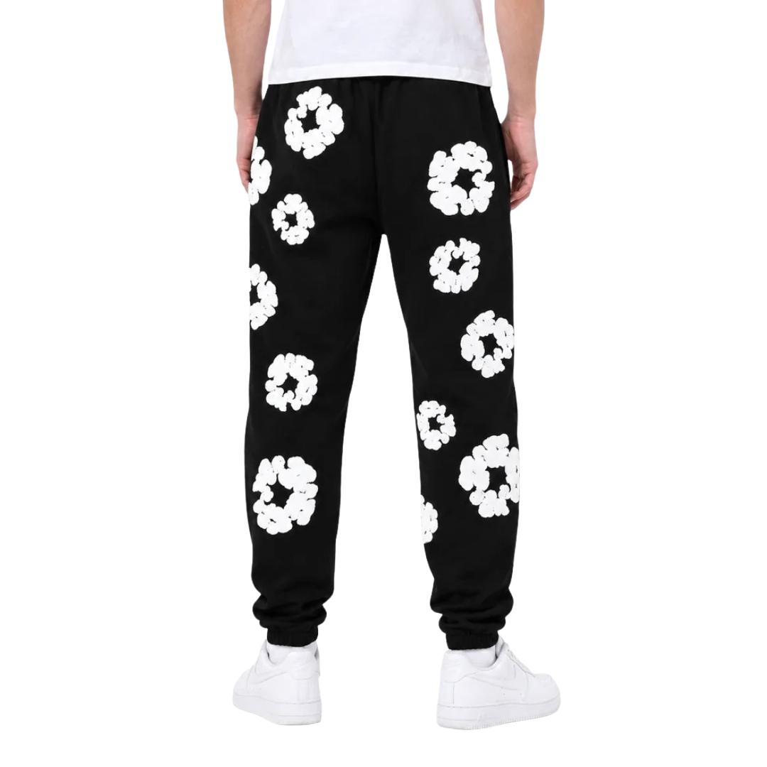 Denim Tears The Cotton Wreath Sweatpants Black