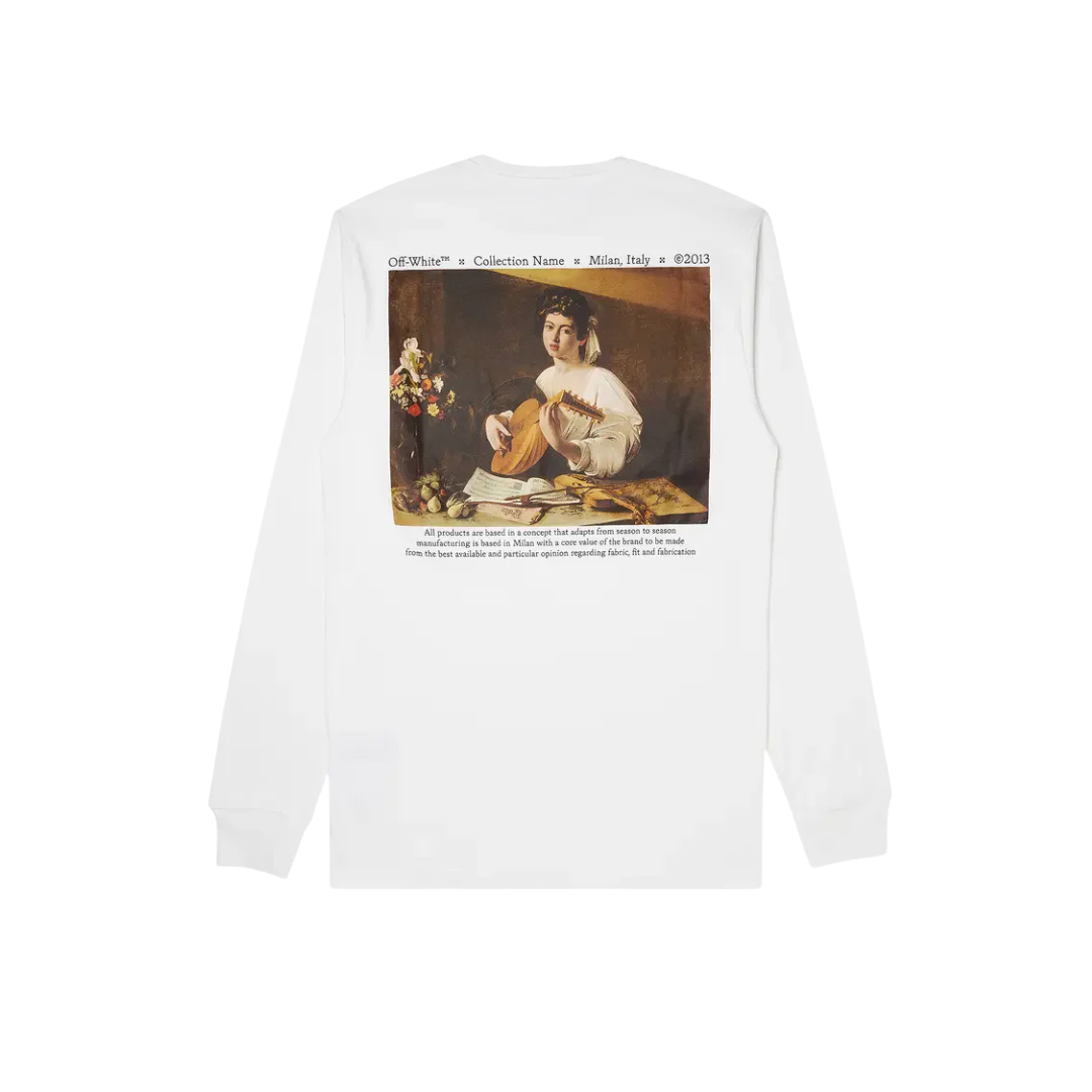 Off-White Caravaggio Lute Long-Sleeve Tee `White/Multicolor´