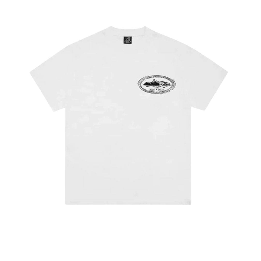 Corteiz Og Island Stamp Tee White