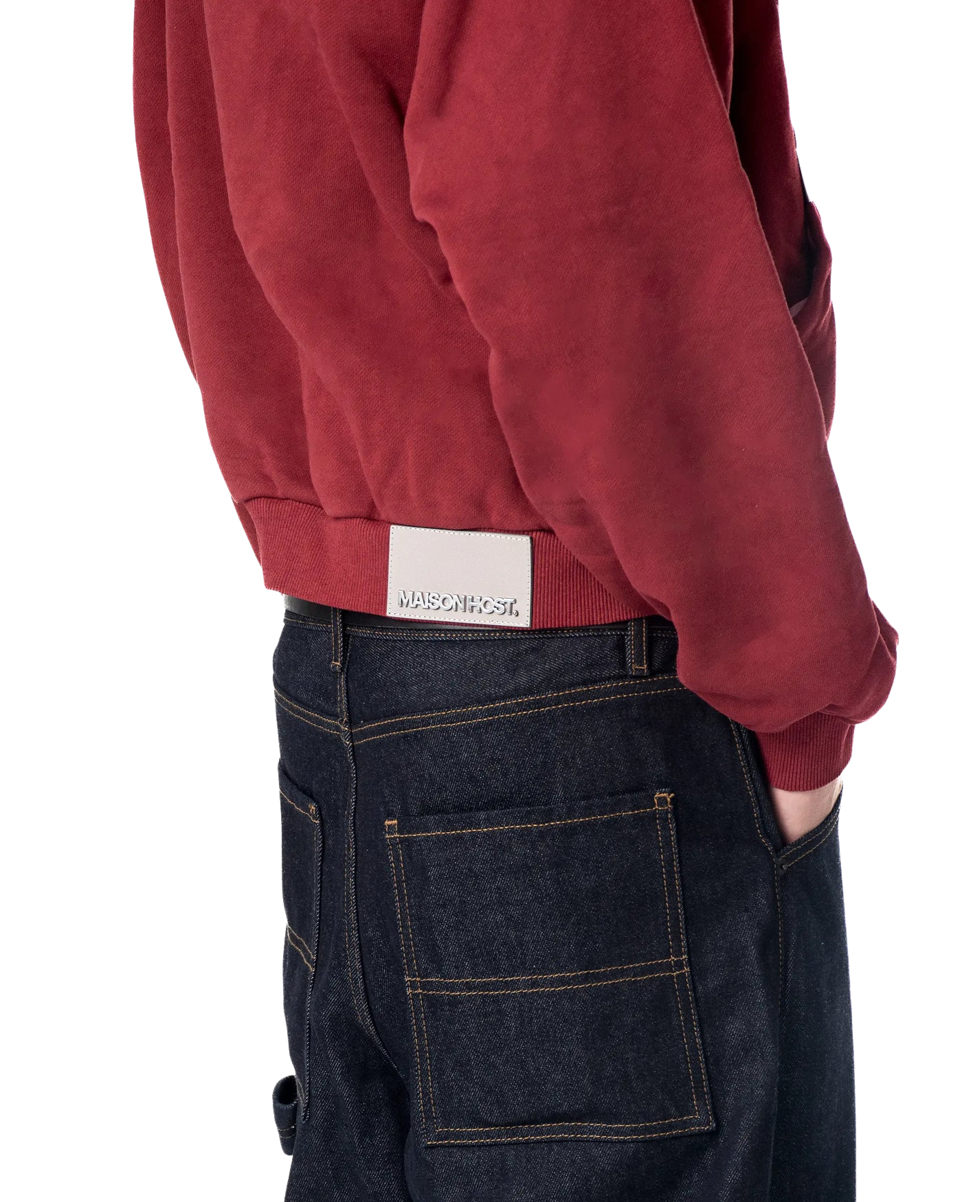 Host - Home Dyed Red Hoodie