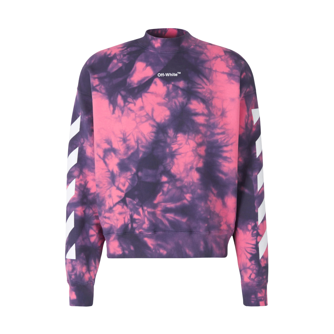 Off White - Diag Tie Dye Sweatshirt
