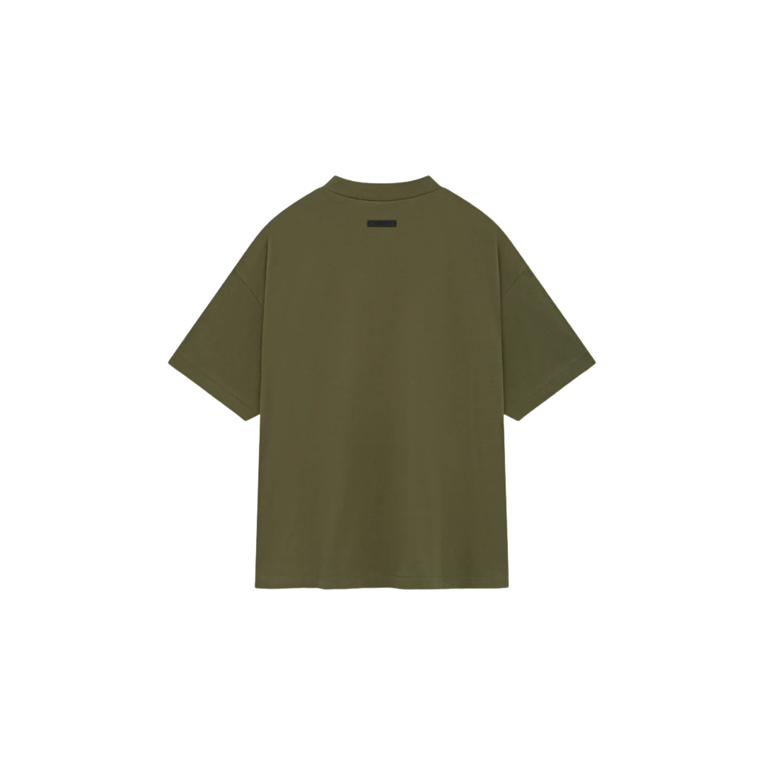 Fear of God Essentials Jersey Crewneck Tee Military
