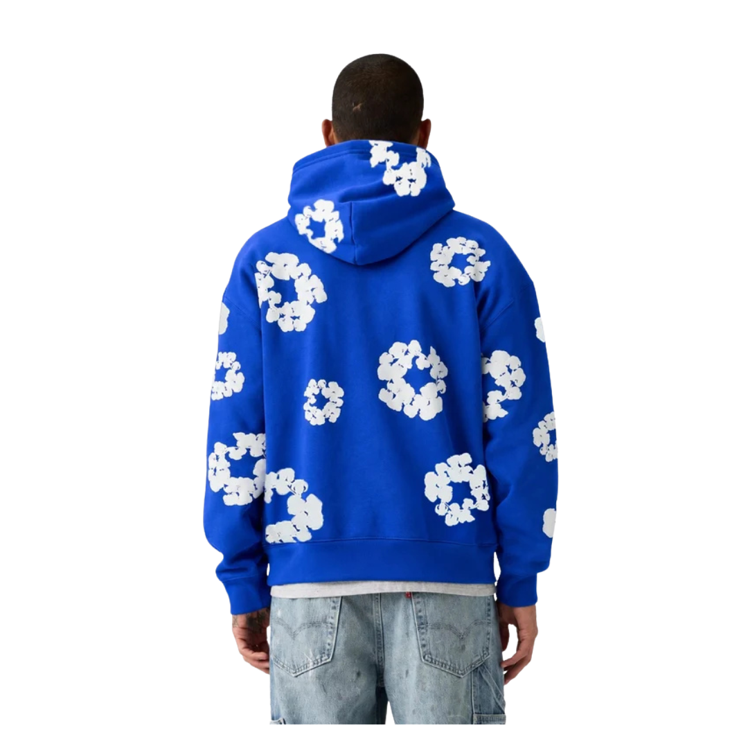 Denim Tears The Cotton Wreath Hoodie Royal Blue