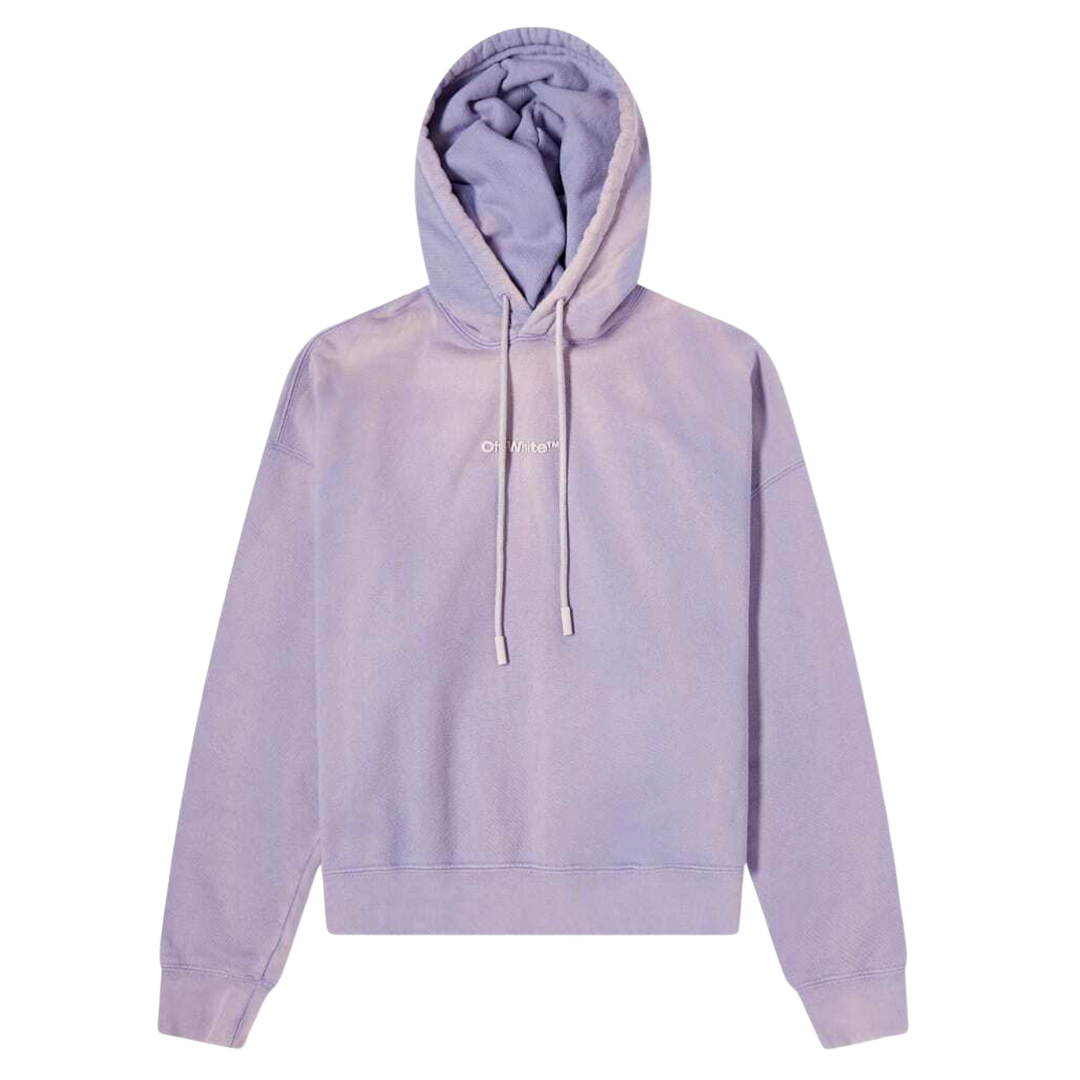 Off White - White Women's Laundry Hoodie in Lilac