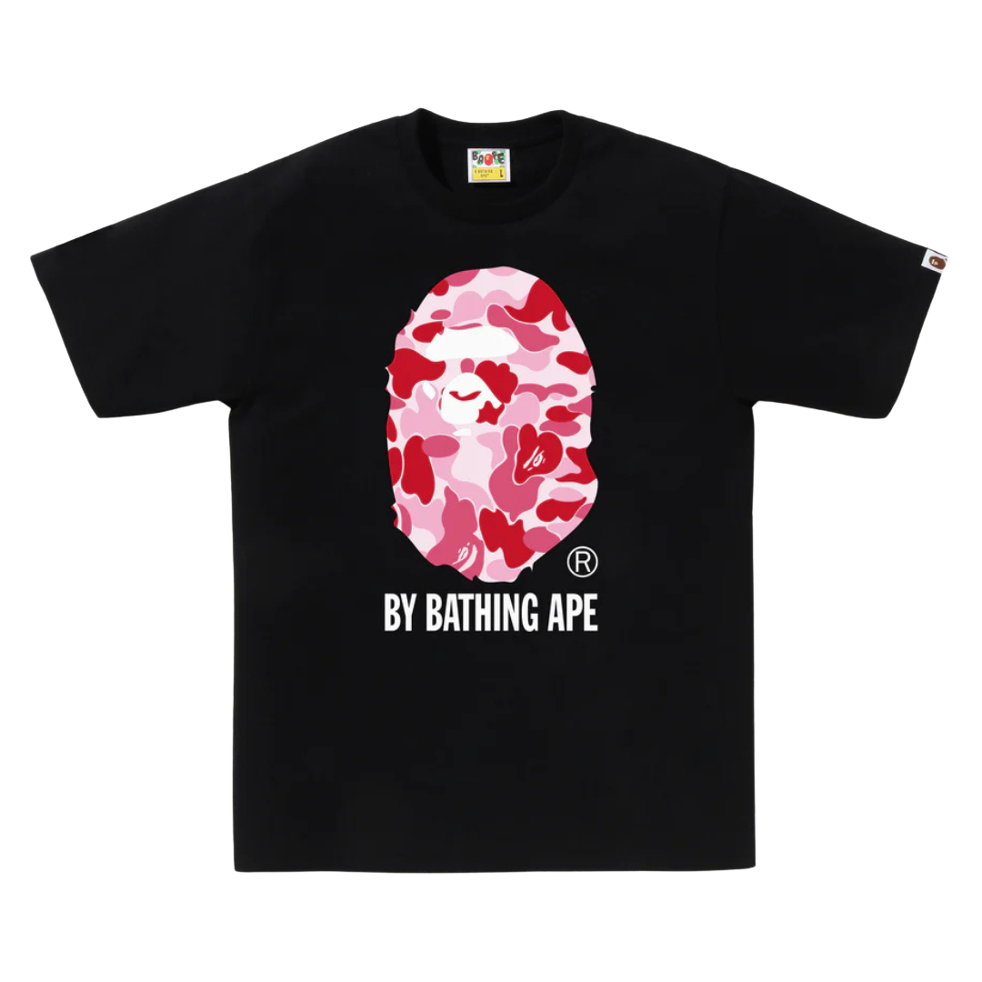 Bape ABC Camo By Bathing Ape Tee Black/Pink
