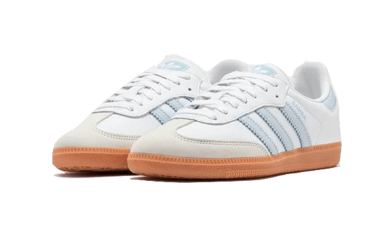 Adidas Samba OG White Halo Blue Gum